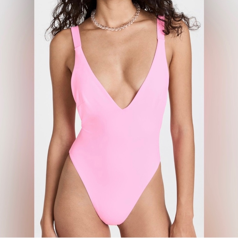 Good American Lounge One-Piece High Cut Low Coverage Swimsuit, sz 3X